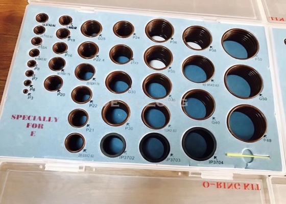 70-90幼虫の掘削機の修理用キットのための海岸のOリングのキットの箱によって吹かれる色